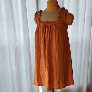 KLD Copper Orange Sundress, Sz L